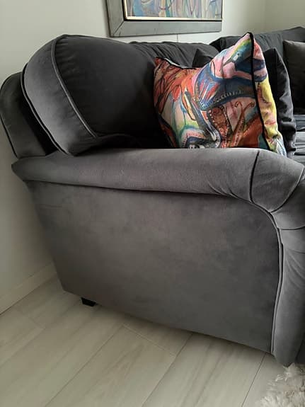 Howardsoffa med fotölj