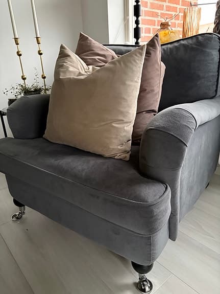 Howardsoffa med fotölj