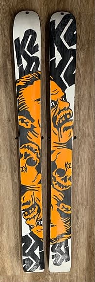 K2 HellBent 179 cm + Marker Schizo + DAKINE skidfodral