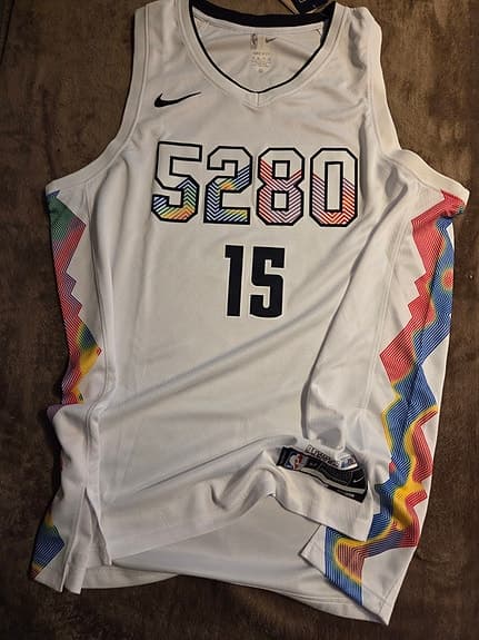 Nike Jokic Baskettröja Vit Storlek XL