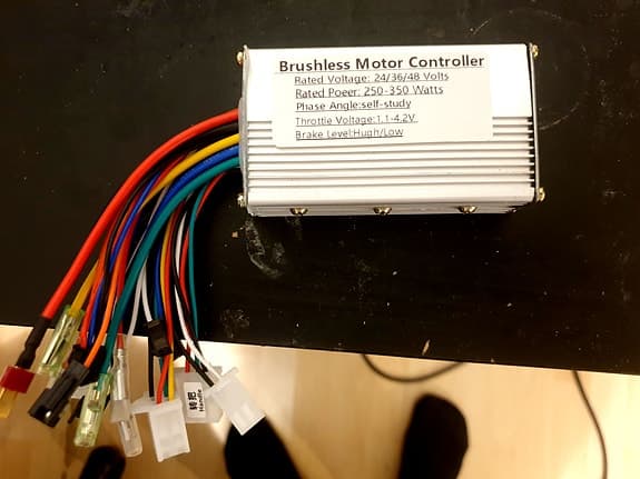 Elcykel delar, controller 2x, Batteri 48v 20ah