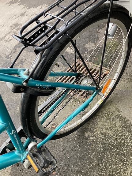 fin damcykel/unisex 28 tum 7 växlad peak