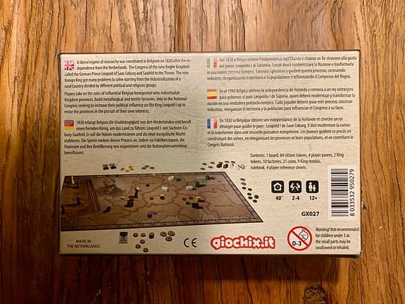 The Foreign King brädspel (oöppnat)