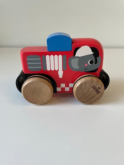 Brandbil i trä Top Toy