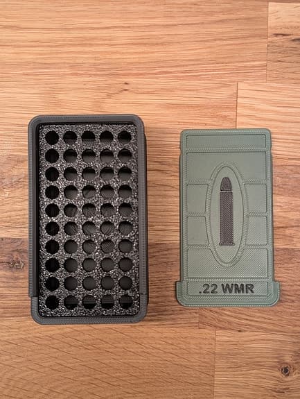 .22WMR - ammunitionslåda x50