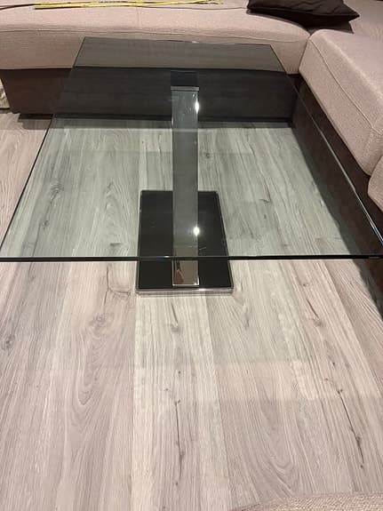 Soffbord i härdat säkerhetsglas (tempered glass)