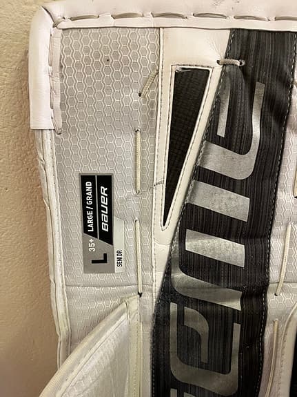 Bauer Ultrasonic benskydd, plock och stöt (Sr L)