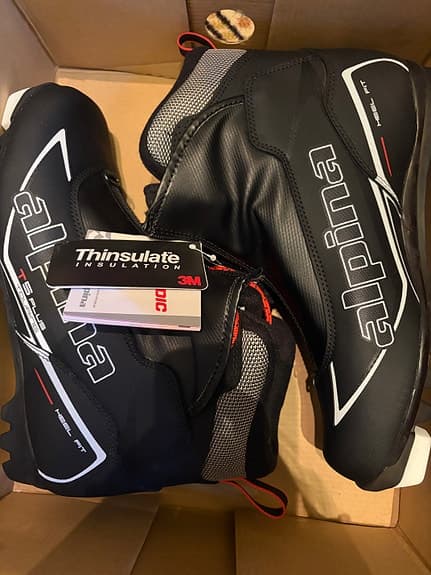 Alpina T5 Plus Skidpjäxor Svart/Vit Storlek 41