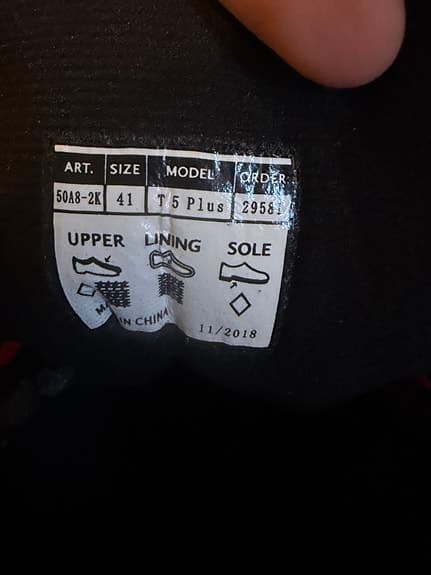 Alpina T5 Plus Skidpjäxor Svart/Vit Storlek 41