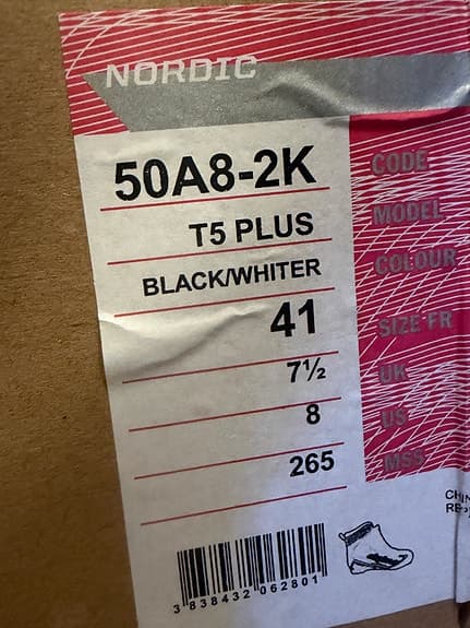 Alpina T5 Plus Skidpjäxor Svart/Vit Storlek 41