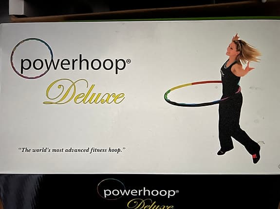 Powerhoop Deluxe träningsrockring med vikter