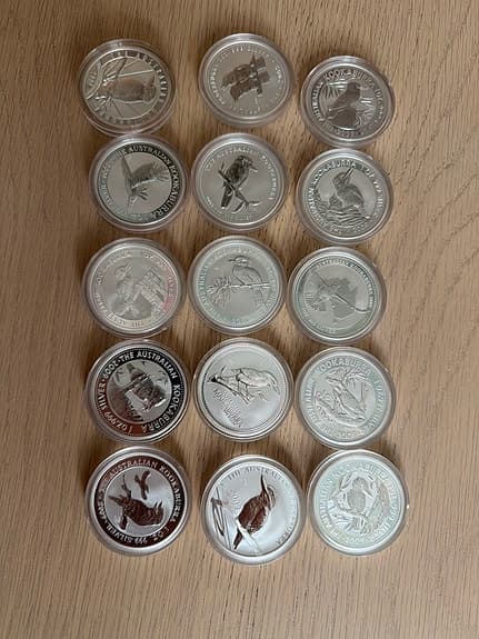 20st Silvermynt Kookaburra 2009 1oz P20