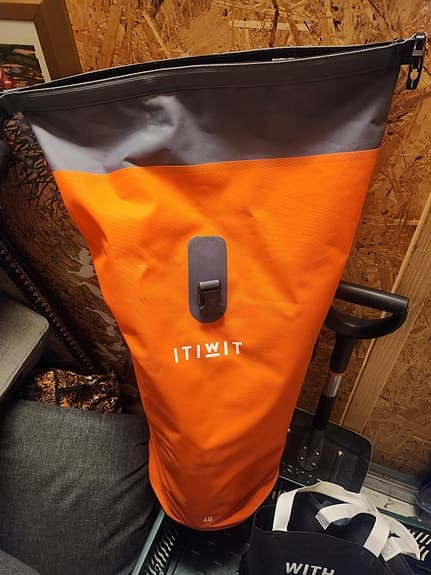 Vattentålig dry bag/drybag från Decathlon/Itiwit (40l)