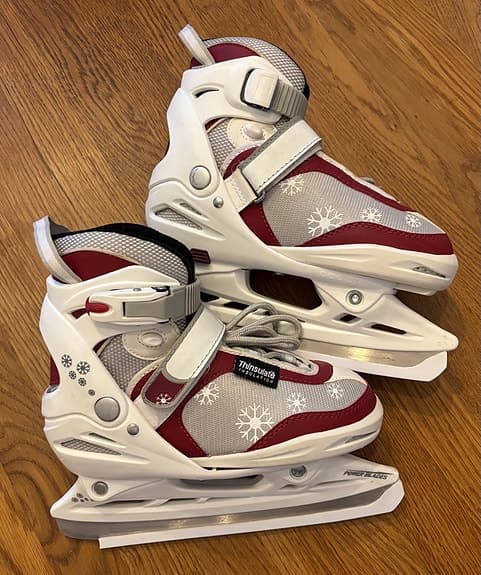 Justerbara barnskridskor, storlek, 32-36