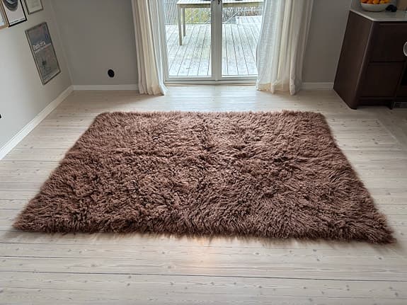 Flokati ullmatta från Artilleriet