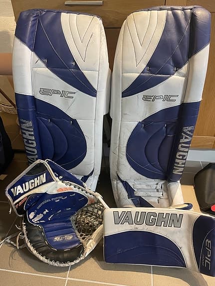 Vaughn Epic retro Målvaktsbenskydd , Vaughn plock, Vaughn stöt