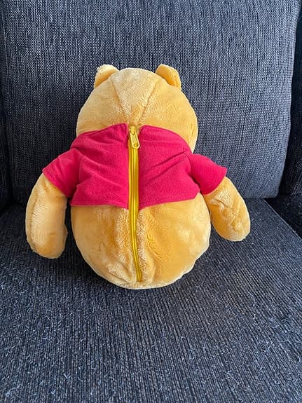 Nalle Puh mjukisdjur med dragkedja