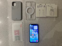 IPhone 12 mini 64 GB svart. Ny skärm,skärmskydd, skal och laddare