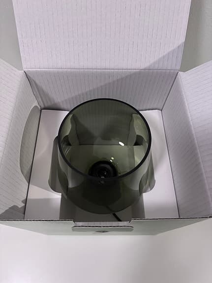 Iittala Leimu bordslampa 24 cm Mossgrön