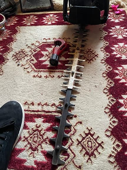 Häcksax bensindriven