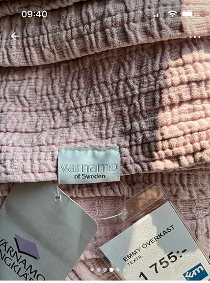 Brita Sweden Värnamo Sängkläder Överkast Rosa
