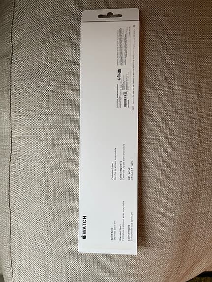 HELT NY oöppnad Apple Sportband för Apple Watch (M/L, Starlight, 45mm)