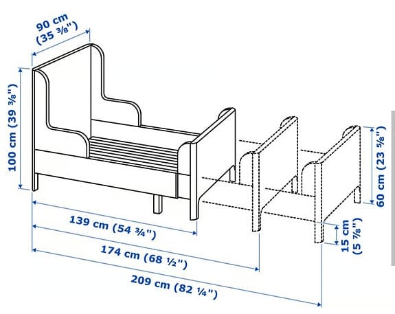 IKEA Busunge växasäng