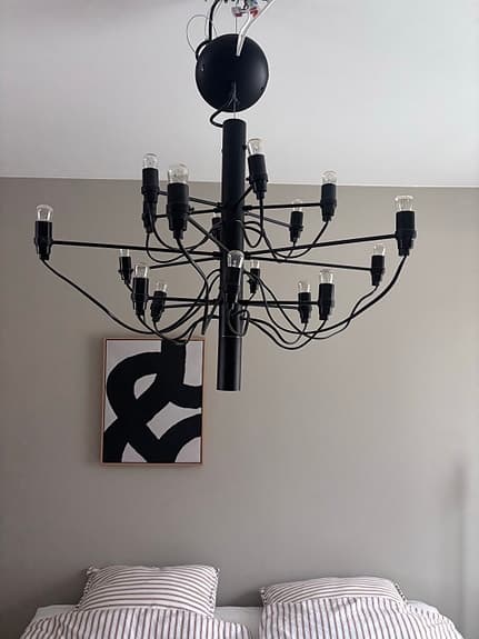 Flos Gino Sarfatti taklampa- nyskick