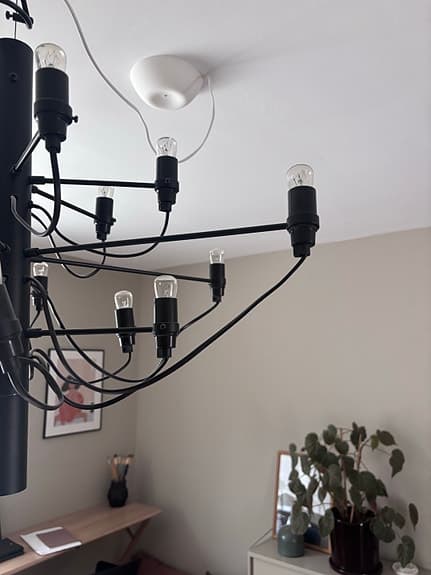 Flos Gino Sarfatti taklampa- nyskick