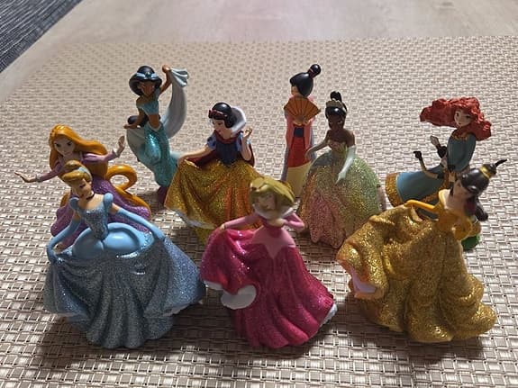 Disney prinsessor samling figurer.