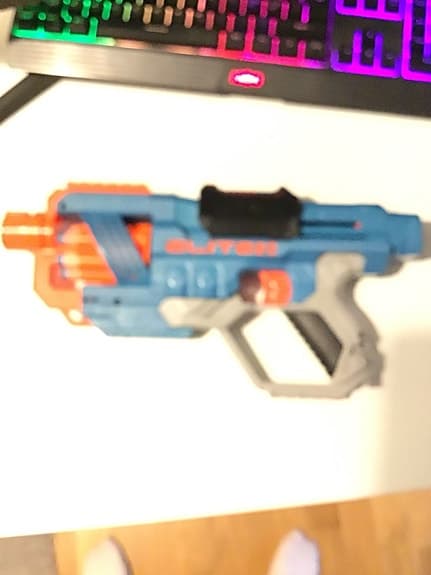 Nerf leksakspistol blå och orange
