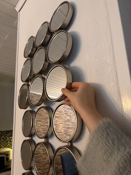 Fyra stycken speglar