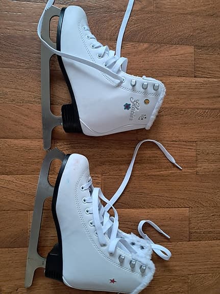 Skridskor barn storlek 36 vit