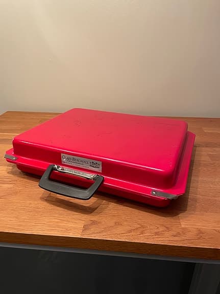 Everhike BBQ portabel kolgrill röd