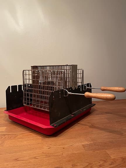 Everhike BBQ portabel kolgrill röd