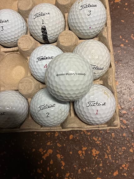 Titleist golfbollar 12-pack vit PRO v1 or