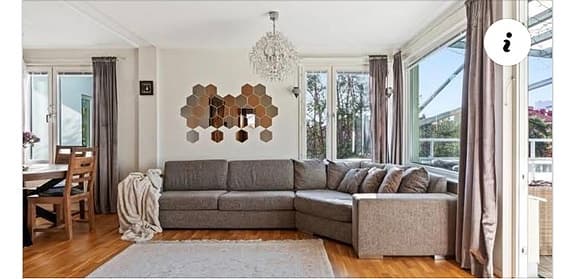 Mio modern skandinavisk soffa