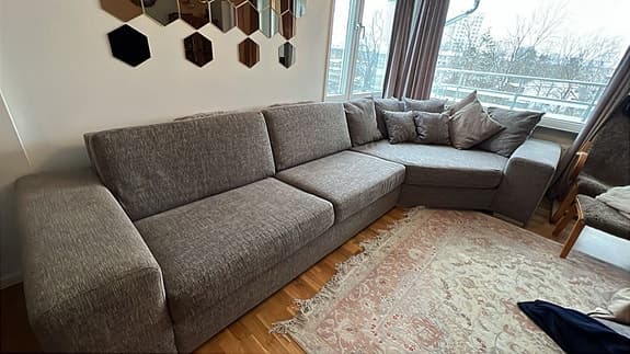 Mio modern skandinavisk soffa
