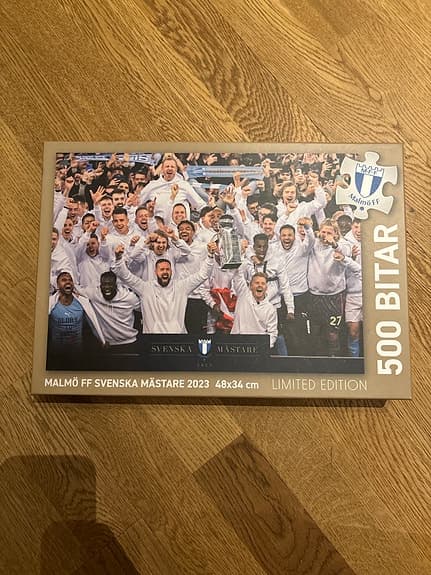 Malmö FF 500 Bitar pussel. Svenska mästare 2023