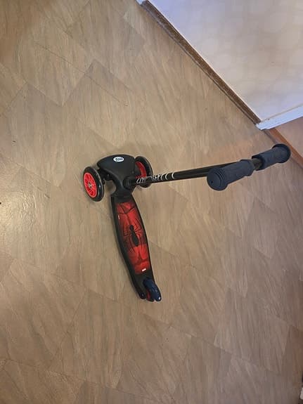 Sparkcykel- Spiderman