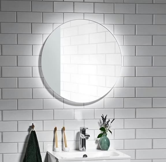Belyst badrumsspegel - Alterna Beta Rund