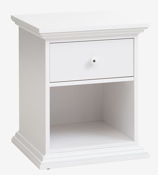 2x Jysk Fredensborg Sängbord i vit