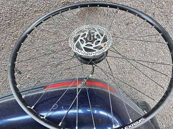 Back elcykel hjul 28TUM