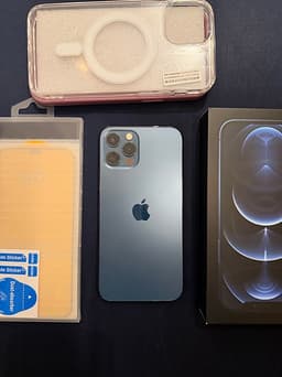 iPhone 12 Pro 128 GB  Blå – perfekt skick, kvitto finns