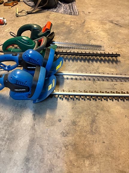 Trädgårds maskiner