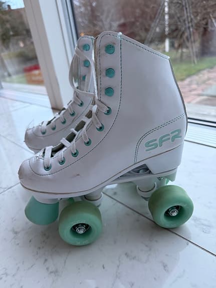 Rullskridskor barn storlek 34 vit