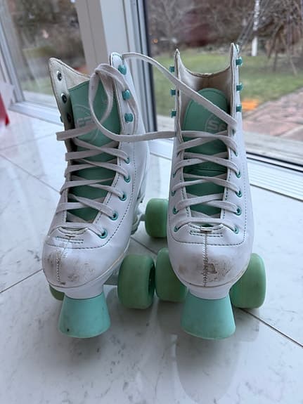 Rullskridskor barn storlek 34 vit