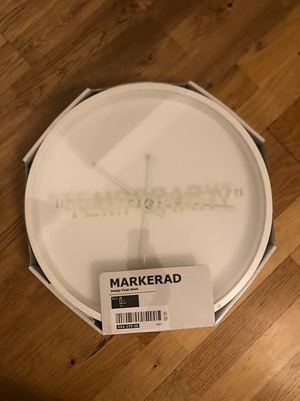 IKEA MARKERAD väggklocka – Virgil Abloh (NY)