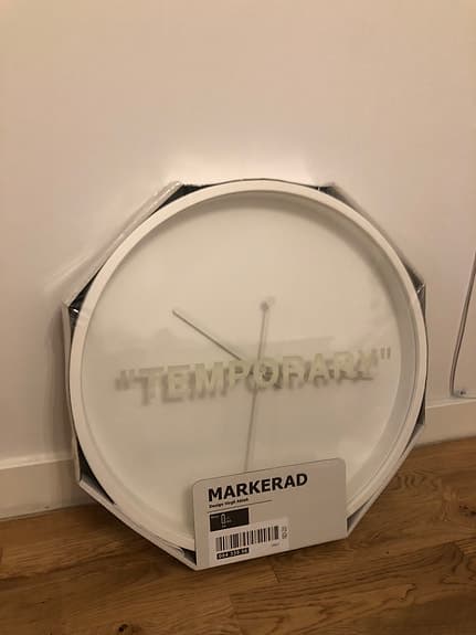 IKEA MARKERAD väggklocka – Virgil Abloh (NY)