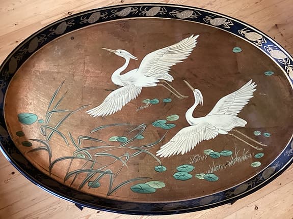 Soffbord brickbord lackat